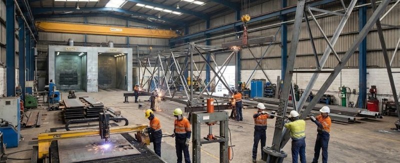 Yuqori mustahkamlikka ega boltli elektr uzatish liniyasi ustunlari